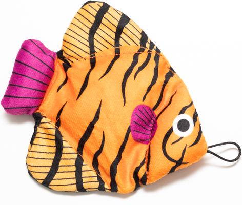 Show full view: Cat Lures Meowee Wowee Catnip Angel Fish Plush Cat Toy slide 2 of 3