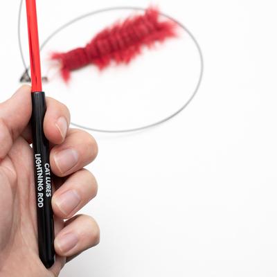 Show full view: Cat Lures Centipede Attachment with Mini Lightning Rod Teaser Cat Toy slide 3 of 4