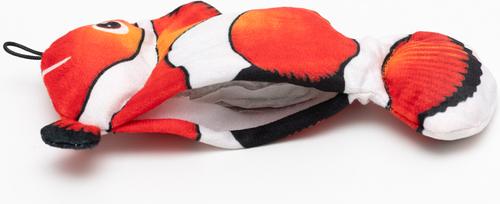 Show full view: Cat Lures Meowee Wowee Catnip Clown Fish Plush Cat Toy slide 3 of 3