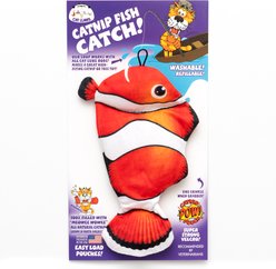 Cat Lures Meowee Wowee Catnip Clown Fish Plush Cat Toy