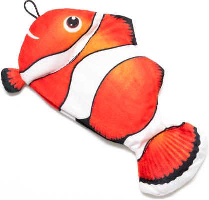 Show full view: Cat Lures Meowee Wowee Catnip Clown Fish Plush Cat Toy slide 2 of 3