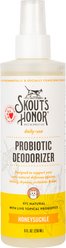 Skout's Honor Probiotic Honeysuckle Daily Use Cat Deodorizer, 8-fl oz bottle slide 1 of 9
