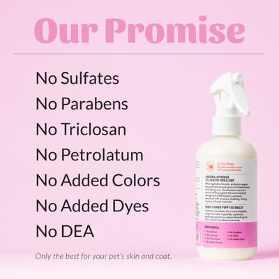 Show full view: Skout's Honor Happy Puppy Probiotic Daily Use Cat & Dog Hair Detangler, 8-fl oz bottle slide 7 of 11