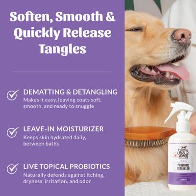 Show full view: Skout's Honor Probiotic Lavender Dog Detangler, 8-fl oz spray slide 3 of 11