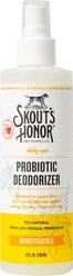 Skout's Honor Probiotic Honeysuckle Daily Use Pet Deodorizer, 8-fl oz bottle