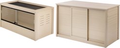 New Age Pet ECOFLEX 120g Reptile Enclosures Setup with Versa Stand, Maple