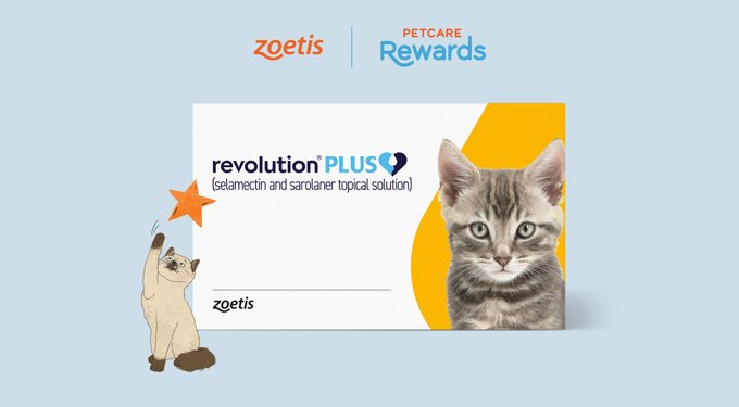Revolution Plus Topical Solution for Cats, 5.6-11 lbs, (Orange Box)