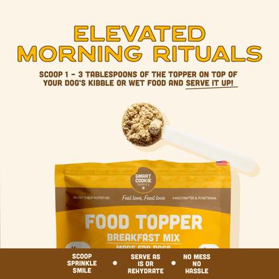 Show full view: Smart Cookie Barkery Breakfast Dog Food Topper, 7-oz bag slide 4 of 8