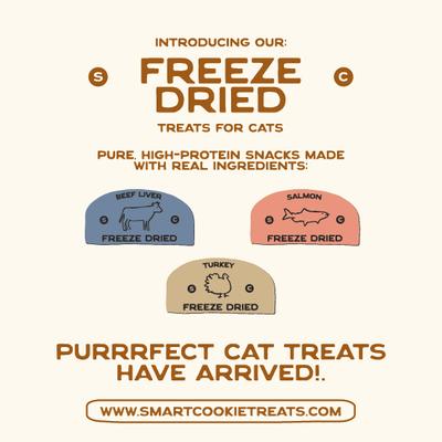 Show full view: Smart Cookie Barkery Beef Liver Grain-Free Freeze-Dried Cat Treats, 1-oz bag slide 9 of 9