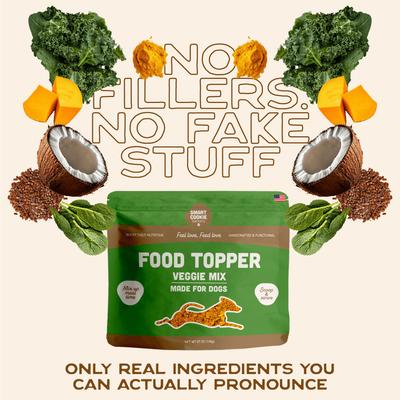 Show full view: Smart Cookie Barkery Veggie Dog Food Topper, 7-oz bag slide 6 of 7