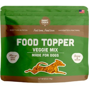 Smart Cookie Barkery Veggie Dog Food Topper, 7-oz bag