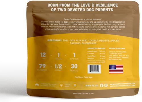 Show full view: Smart Cookie Barkery Breakfast Dog Food Topper, 7-oz bag slide 3 of 8