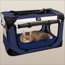 PetLuv Premium Soft-Sided Cat & Dog Carrier, Navy, Large