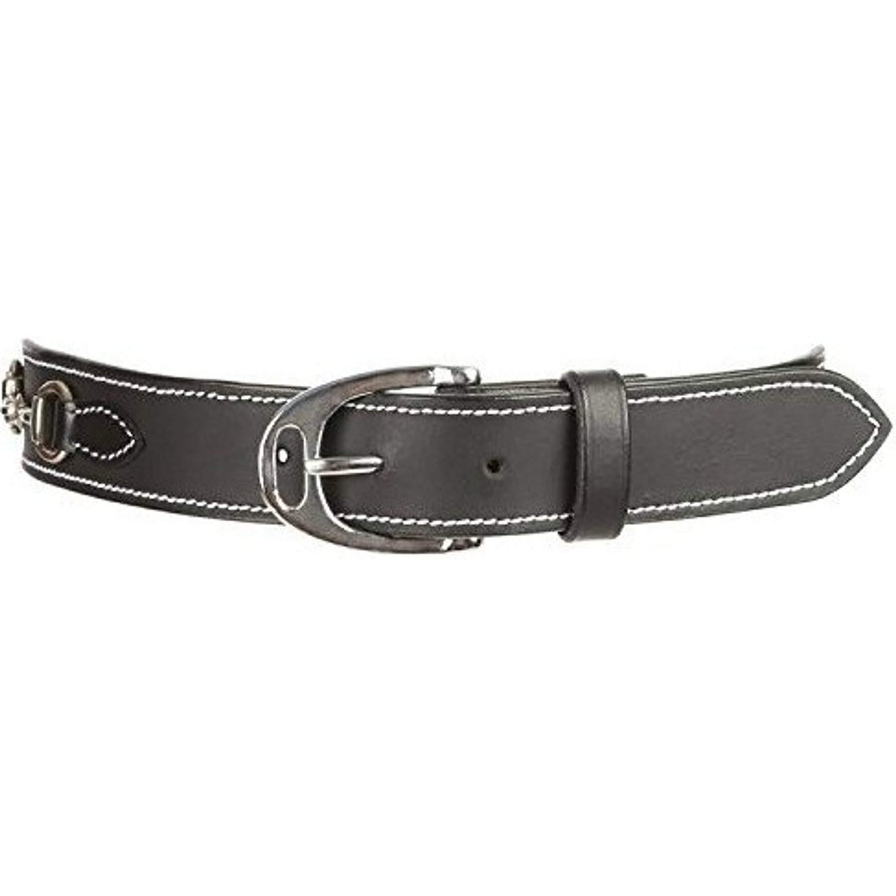 Huntley Equestrian Children's Leather Snaffle Bit Belt, Small