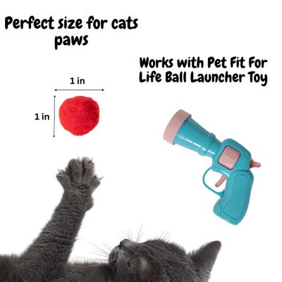 Show full view: Pet Fit For Life Foam Cat Ball Toy, Multicolor, Medium, 50 count slide 2 of 6