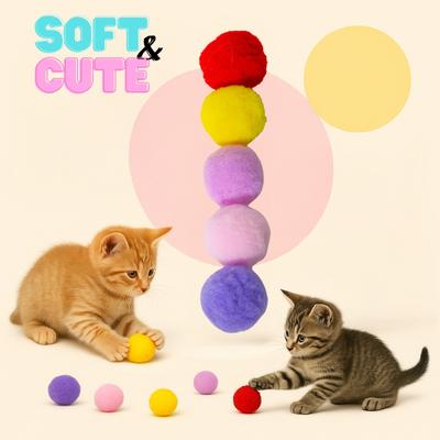 Show full view: Pet Fit For Life Foam Cat Ball Toy, Multicolor, Medium, 50 count slide 3 of 6