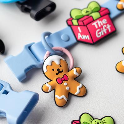 Show full view: Jiby Dog Crew Gingerbro Jiby Dog Charm Collar Accessory, Brown slide 3 of 7