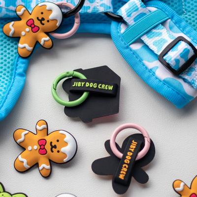 Show full view: Jiby Dog Crew Gingerbro Jiby Dog Charm Collar Accessory, Brown slide 6 of 7