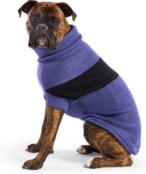 GF Pet Catalyst Solid Dog Sweater, Blue, XXXX-Large