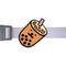 Show in main carousel: Jiby Dog Crew Boba Milk Tea Jiby Dog Collar Accessory, Brown slide 1 of 7