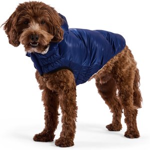 GF Pet Lunar Glow Solid Dog Parka, Blue, Large