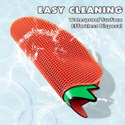 Show full view: Happy & Polly Double-Layer Strawberry Cat Litter Trapping Mat, 24 x 21-in slide 9 of 10