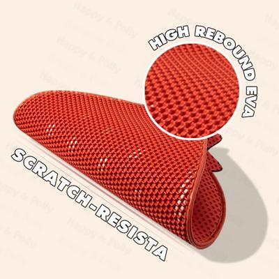 Show full view: Happy & Polly Double-Layer Strawberry Cat Litter Trapping Mat, 24 x 21-in slide 7 of 10