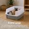 Show in main carousel: IRIS Open Top Cat Litter Box with Scatter Shield, XX-Large, Gray slide 6 of 8