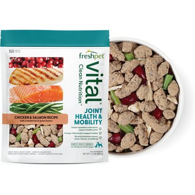 Freshpet Freshpet Vital Benefits Joint Health & Mobility Fresh Dog Food, 1.5-lb bag, case of 4