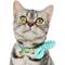 Show in main carousel: Frisco Velvet Removable Bunny Tie Breakaway Cat Collar, Turquoise, 8 to 12-in neck, 3/8-in wide slide 4 of 10