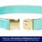Show in main carousel: Frisco Velvet Removable Bunny Tie Dog Collar, Turquoise, L/XL: 18 to 26-in neck, 1-in wide slide 4 of 10
