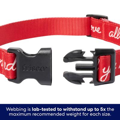 Show full view: Frisco Valentine's All You Need Is Love Dog Collar, L/XL: 18 to 26-in neck, 1-in wide slide 4 of 9