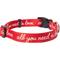Show in main carousel: Frisco Valentine's All You Need Is Love Dog Collar, L/XL: 18 to 26-in neck, 1-in wide slide 1 of 9