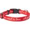 Show in main carousel: Frisco Valentine's All You Need Is Love Dog Collar, S: 10 to 14-in neck, 5/8-in wide slide 1 of 10