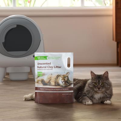 Show full view: els pet Premium Unscented Clumping Clay Sensitive Cat Litter, 7.5-lb bag slide 5 of 8