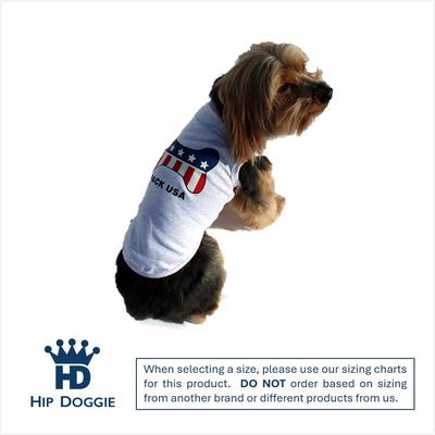 Show full view: Hip Doggie Pack USA Tank Dog Shirt, Medium slide 2 of 7