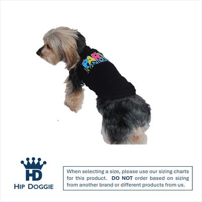Show full view: Hip Doggie Party Tank Dog Shirt, Medium slide 2 of 7