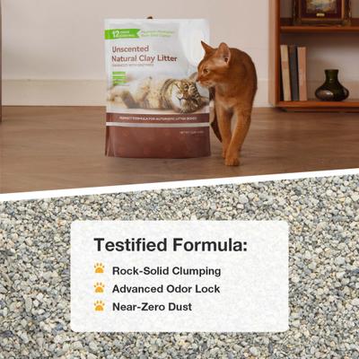 Show full view: els pet Premium Unscented Clumping Clay Sensitive Cat Litter, 7.5-lb bag slide 8 of 8