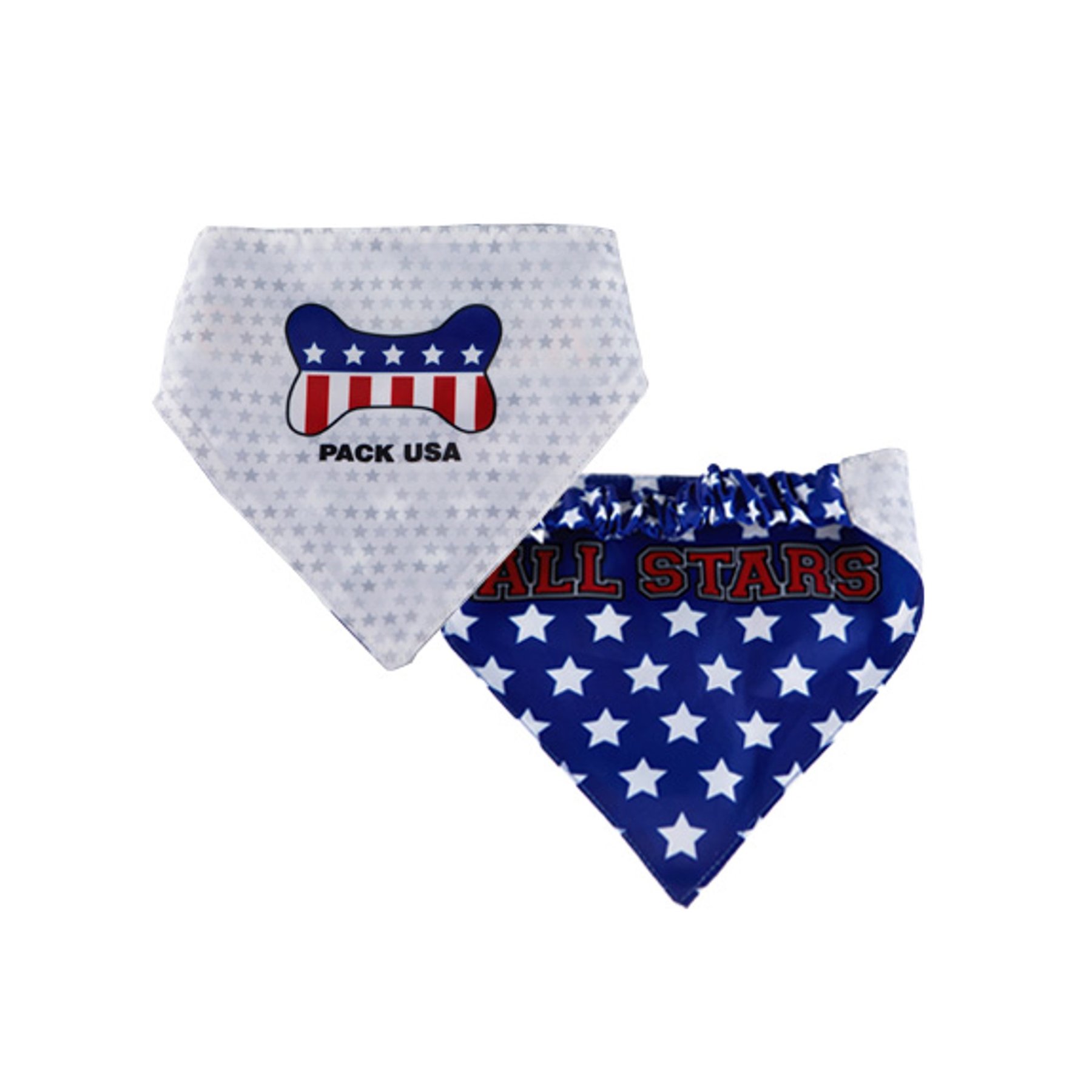 Hip Doggie Pack USA Dog Bandana, Small