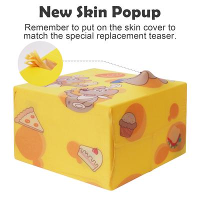 Show full view: Migipaws Migibox Plus Automatic Electronic Motion Cat Toy, Yellow slide 3 of 8