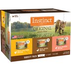 Instinct Original Variety Pack Grain-Free Pate Wet Cat Food, 3-oz can, case of 12
