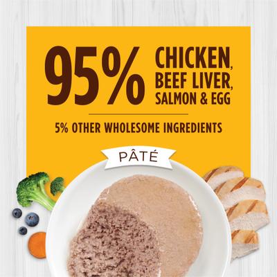 Show full view: Instinct Original Real Chicken Recipe Grain-Free Pate Kitten Wet Cat Food, 3-oz can, case of 24 slide 3 of 11