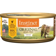 Instinct Original Real Chicken Recipe Grain-Free Pate Wet Cat Food, 5.5-oz can, case of 12