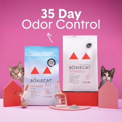 Show full view: Boxiecat Air Extra Strength Lightweight Clumping Cat & Kitty Litter, 11.5-lb bag slide 3 of 12