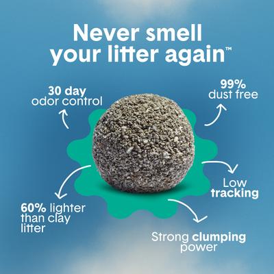 Show full view: Boxiecat Air Gently Scented Lightweight Clumping Cat & Kitty Litter, 11.5-lb bag slide 4 of 12