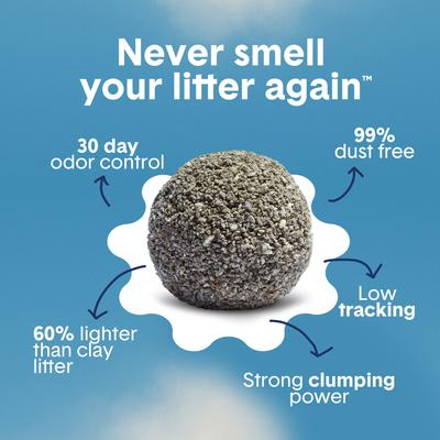 Show full view: Boxiecat Air Unscented Lightweight Clumping Cat & Kitty Litter, 16.5-lb bag slide 4 of 12