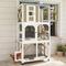 Show in main carousel: Petscosset Wooden Catio Outdoor Cat Enclosure with Wheels, Gray, 64-in slide 1 of 9