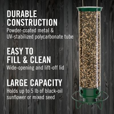 Show full view: Droll Yankees Yankee Flipper Motorized Bird Feeder, 28.5-in slide 4 of 11