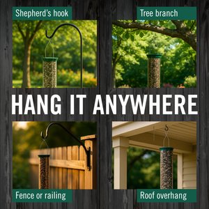 Droll Yankees Yankee Flipper Motorized Bird Feeder, 28.5-in