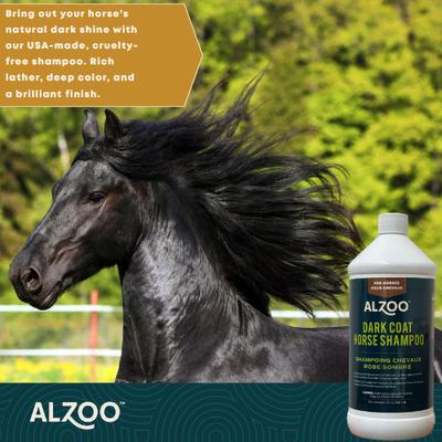 Show full view: ALZOO Dark Coat Horse Shampoo, 32-fl oz bottle slide 4 of 7